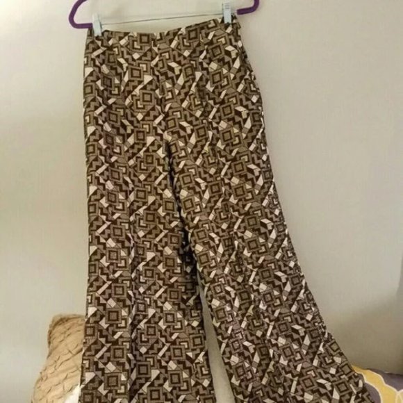 Evan Picone Wide Leg Metallic Show  Stopper Pants - Picture 1 of 4